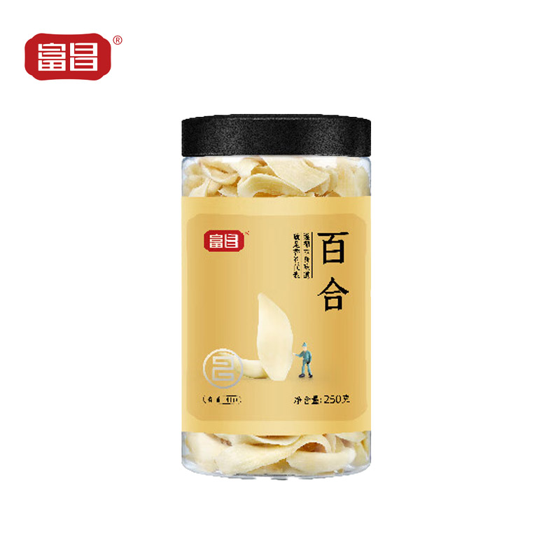 富昌 百合干250g 龙山产百合 银耳莲子桂圆枸杞羹煲汤食材