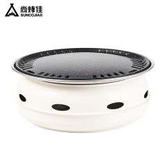 尚烤佳（Suncojia）烧烤炉家用烤肉架户外木炭烤炉（牧云系列）豪华款SKJ-584