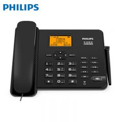 飞利浦（PHILIPS） CORD890D全网通4G5G无线插卡固话电话座机电信移动联通广电4G网高清免提 配32G内存卡 黑色