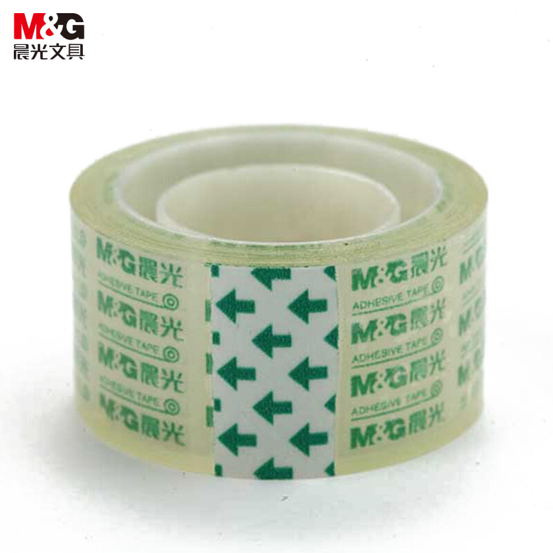 晨光（M&G） AJD97324胶带24mm*18y 6卷/筒透明胶带高透易撕小胶带学生手工胶布