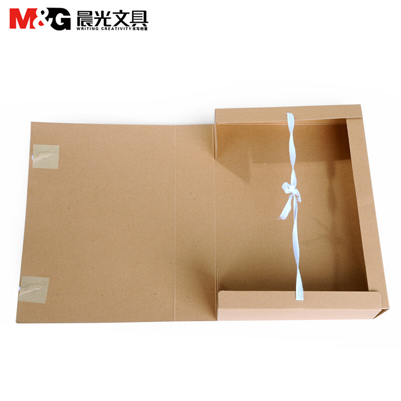 晨光（M&amp;G） A4纯浆牛皮纸档案盒文件资料盒5cm APYRD613