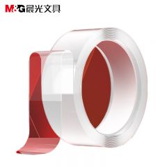 晨光（M&G）文具50mm*3m*1mm纳米强力无痕胶带 透明家用车用无痕双面胶AJD957F2