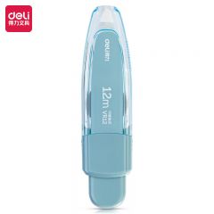 得力 VR12按动笔型修正带5mm*12m小学生开学文具颜色随机