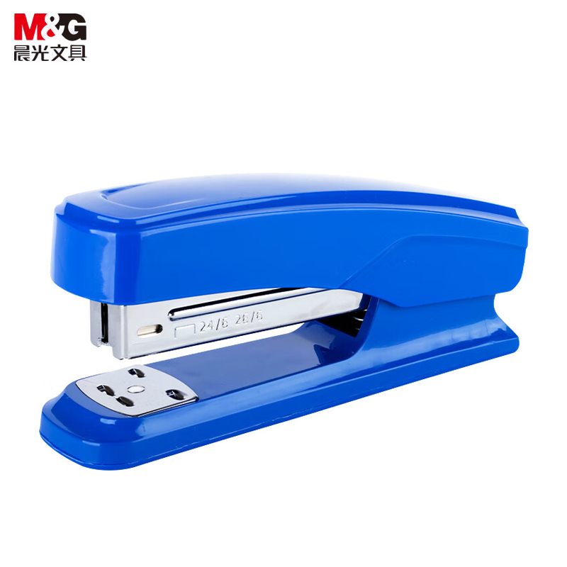 晨光（M&G） ABS916D7订书机蓝色12号商务型省力型订书器