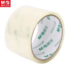 晨光（M&G） 办公文具普透封箱胶带 透明胶布快递打包胶带60mm*30y（27.42m/卷）AJD97331 10卷装