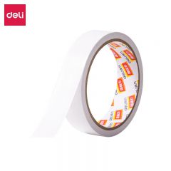 得力（deli） JL402棉纸双面18mm*10y*80um胶带8卷/筒强力胶墙面免钉