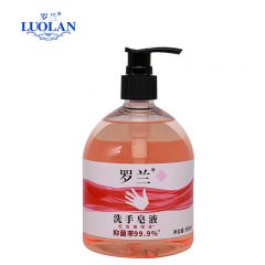 罗兰 红石榴排浊洗手液500ml易冲洗不伤手抑菌洗手液儿童成人家用