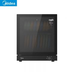 美的（Midea） 消毒柜家用 厨房餐具碗柜碗筷茶杯刀具消毒器 50L双层 小型台式 高温烘干 二星级不锈钢50T11